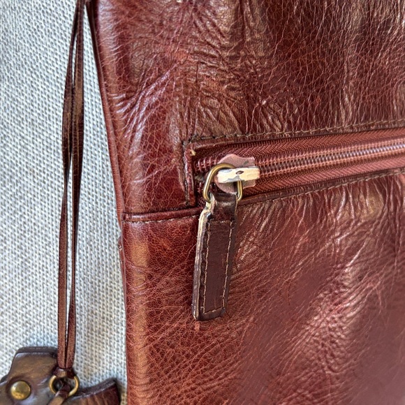 Vintage RADLEY LONDON Brown Leather Crossbody Bag - Picture 10 of 13